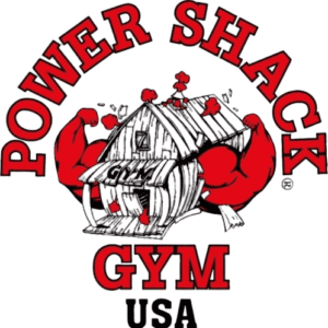 A logo of power shack gym usa